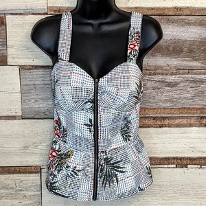Liberty Love Tops - Super Cute Zipper Front Pinup Top sz M Liberty Love Tops - Super Cute Zipper Front Pinup Top sz M
